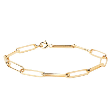 Βραχιόλι αλυσίδα Pdpaola PU01-400-U Essentials Big Statement Chain Gold κρίκο-κρίκο.